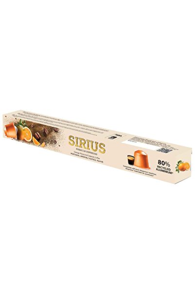 Sirius Kahve Sirius Premium Portakal Aromalı Kapsül Kahve (Nespresso Uyumlu) ...