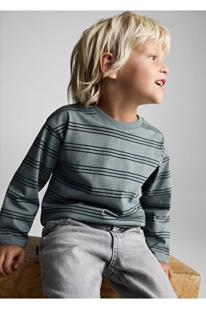 MANGO Baby Тениска с три райета