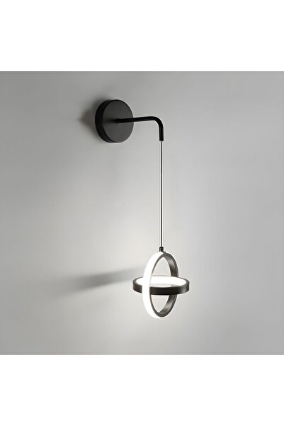 Lambadar İç içe Halka Sarkıt Led Beyaz Işık Ultra Power Led Avize Salon Hol Yatak Odası Ledli Aplik Avize