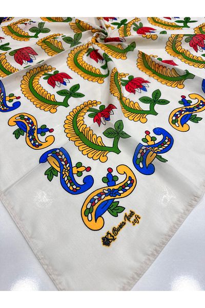 Bursa Yemenisi Ethnic μοτίβο ψηφιακής εκτύπωσης ραμμένο αυθεντικό κάλυμμα αλήτης ουρά κόκορα 100x100