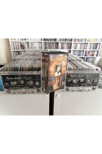 Plakperest ADNAN ŞENSES - ADNAN ŞENSES KLASİKLERİ  (1976-2006 ) - 2 KASETLİK SET - TÜRKİYE BASIM KASET 2.EL