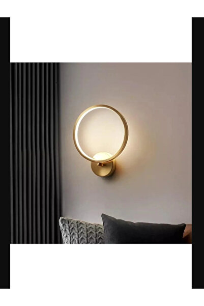 Lambadar Halka Model Modern Led Beyaz Işık Ultra Power Led Avize Salon Hol Yatak Odası Ledli Aplik Avize