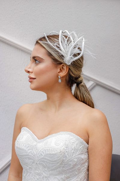 Turkuaz Accesoriu Păr Mireasă / Nuntă Nuntă Otriş Stone Accesoriu Păr Alb