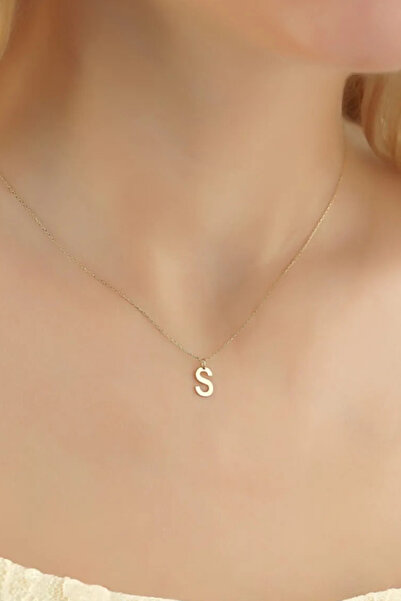 Glorria Altın S Harfi Kolye