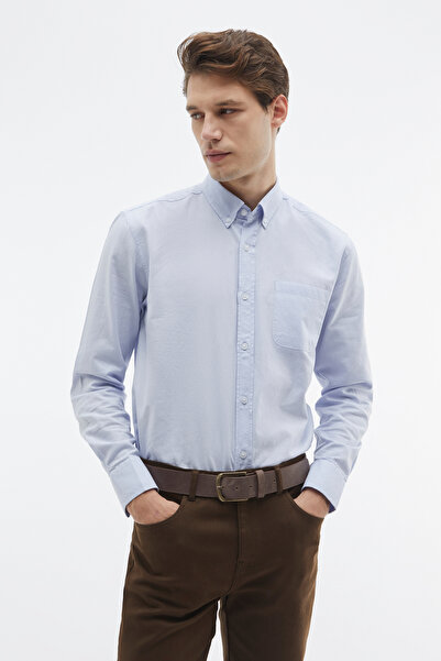 Mudo SLIM FIT TEK CEPLİ UZUN KOLLU GÖMLEK