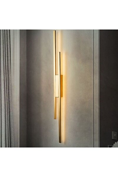 Lambadar Çift Nova Model Led Beyaz Işık Ultra Power Led Avize Salon Hol Yatak Odası Ledli Aplik Avize