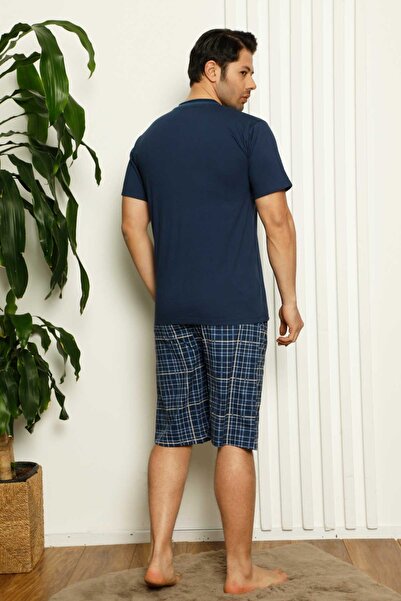 ALİMER Індіго Екологічний Шорти Чоловічий Піжамний Комплект 1167шт