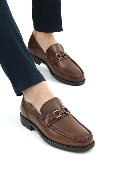 Tamer Tanca Ανδρικά παπούτσια από γνήσιο δέρμα Classic 383 4953 Erk Ayk Sk21-22