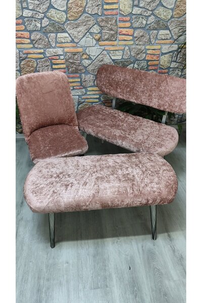 COVER TEKSTİL BENCH PUF KILIFI TAKIMI