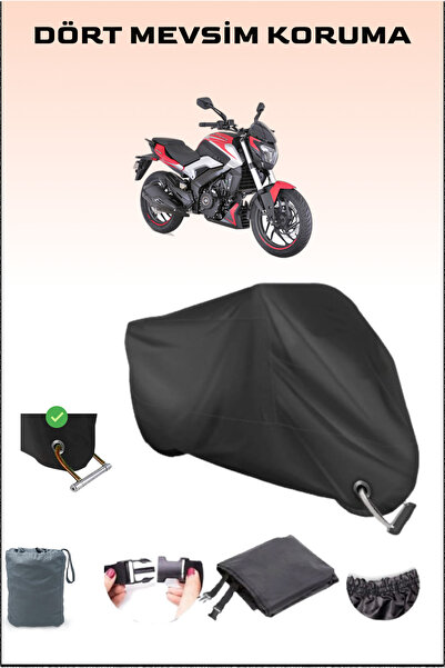 Breen Siyah Bajaj Dominar 250 D Için Kilit Uyumlu Motosiklet Branda, Güvenli,...