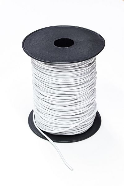 Dokumarkt 2 mm Round Rubber Rope - Rubber Cord - Accessory Tire - 10 Meters