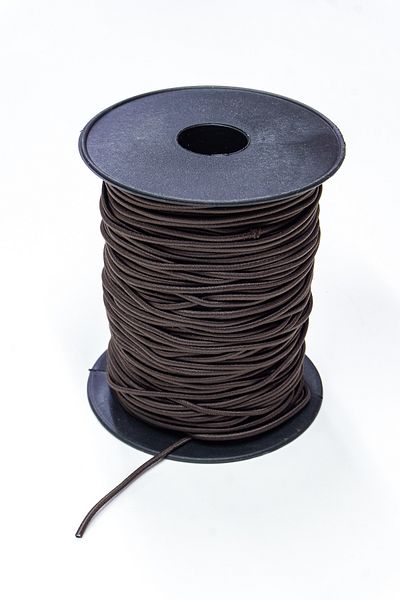 Dokumarkt 2 mm Round Rubber Rope - Rubber Cord - Accessory Tire - 10 Meters