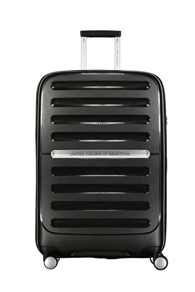 Benetton 14BNT1000-01-S Siyah rgn Trolley 60 Cm Unisex Orta Boy Valiz