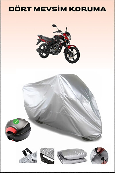 Breen Kuba TK 03 GRİ MOTOSİKLET BRANDASI ARKA ÇANTA UYUMLU