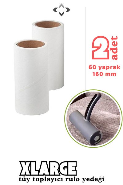 LİGROUND 2Pcs Xlarge Hair Collector - Large Size Roller Replacement