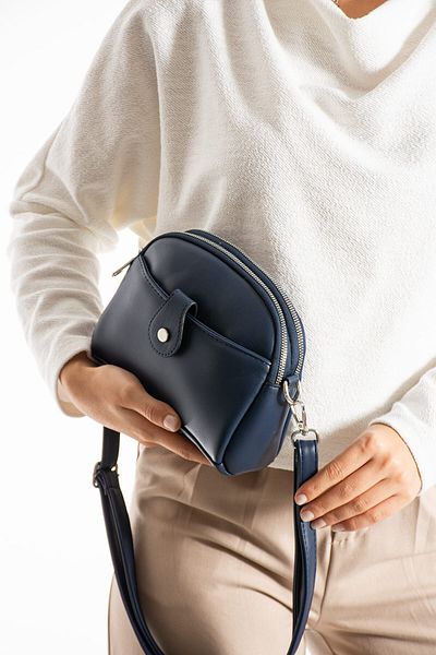 Lifonbag Geantă de umăr cu curea încrucișată reglabilă din piele artificială pentru femei, cu 4 compartimente, cu cataramă magnetică