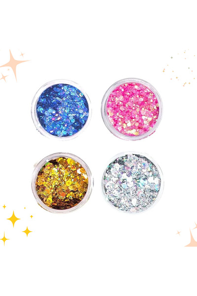 epoksi kalıp cank Epoksi Reçine Holografik Chunky Glitter 20gram 4x5gr Vücüt ...