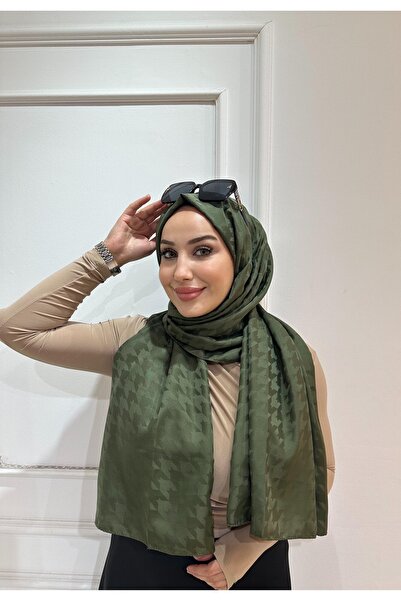 ŞİNKESK SCRAMBLES PATTERN SILKY JACQUARD SHAL