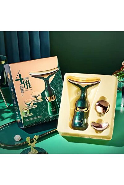 Bİ TIK BİLİŞİM YÜZ BOYUN GÖZ MASAJ ALETİ CİLT GENÇLEŞTİRME CİHAZ PİLLİ TİTREŞ...