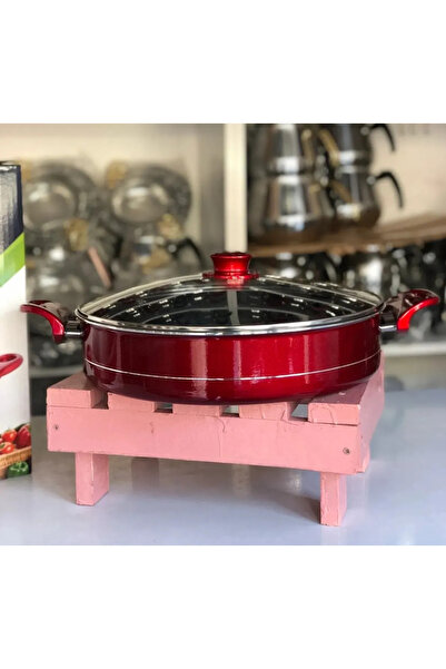 Yıldız çelik Evinda 30 Cm Petekli Teflon Karnıyarık Tencere