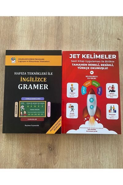 Bayhan Yayıncılık English Grammar and Jet Words with Memory Techniques 3 Mobile Practice - English Training Set