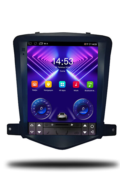 smartgo Chevrolet Cruze Tesla 2007-2012 4K OLED Uyumlu Andorid Multimedya teyp