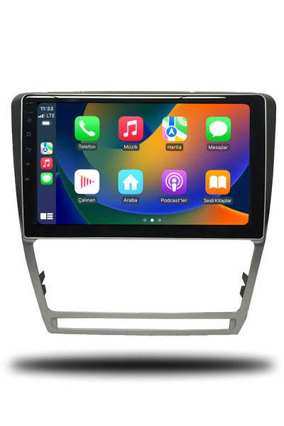 navio Skoda Octavia 2007-2012 8+128 Premium Ekran Android Carplay Multimedya ...