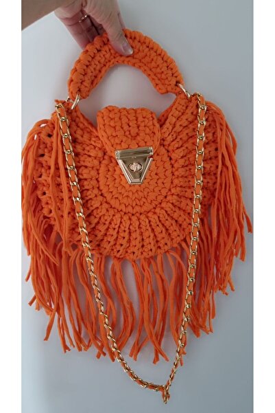 Garamak Kadın Trend örme çanta