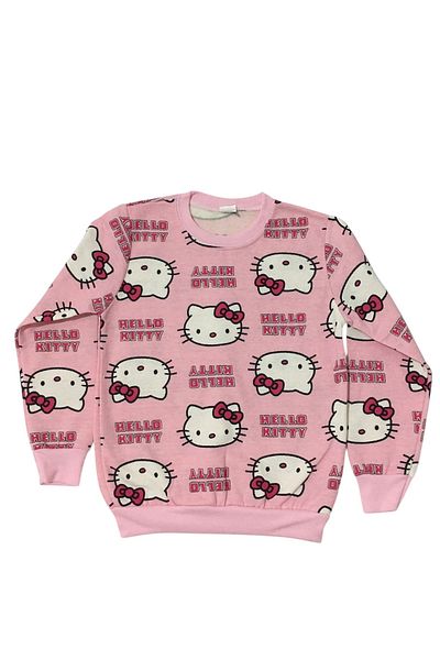 Arya Nisa Kids Girl's Hello Kity Printed 100% Cotton Chartoned Pjama Set