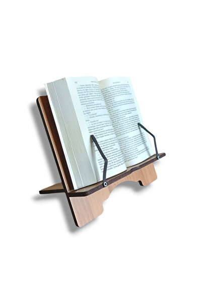 hü ma tasarım ve aksesuar Hüma Ahşap Tablet Telefon Tutucu Ayarlanabilir Kitap Okuma Sehpası Standı Rahle