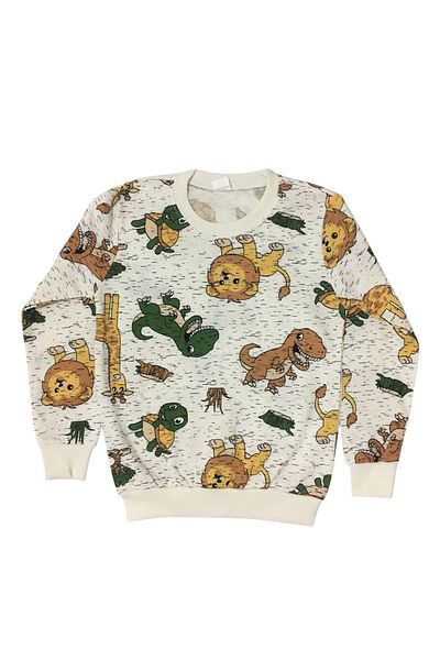 Arya Nisa Kids Boy's 100% Cotton Shartoned Safari Printed Pjama Set