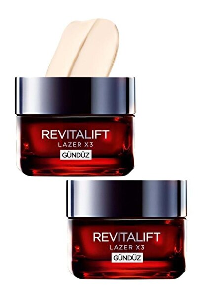 L'Oreal Paris Loreal Revitalift Lazer X3 Gündüz Bakım Kremi 15 ml x 2