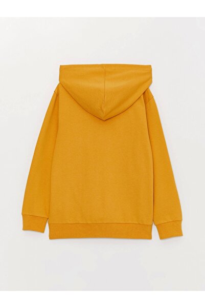 LC Waikiki Μακρυμάνικο μπλουζάκι για αγόρια με κίτρινο στάμπα LCW Kids