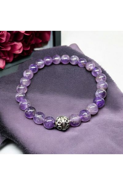 eHediyecim Sagittarius Spirit Protective Stone - Amethyst Natural Stone Bracelets