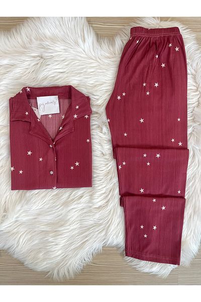 Pijamacs SET PIJAMA MÂNECĂ SCURTĂ PEGASUS CU MODEL ANANAS