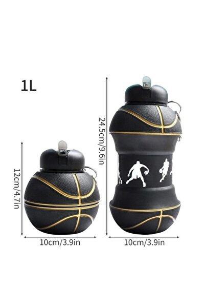 HİROS'H Katlanabilir Matara - Özel Tasarım Silikon Katlanabilir ve Taşınabili...