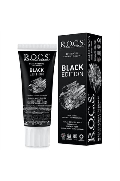 Rocs Kids Rocs Black Edition Charcoal Whitening Toothpaste +18 Years