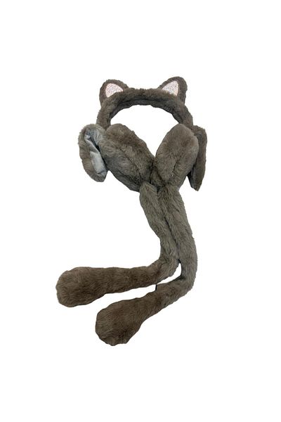 Ad Children's Plush Playable Movable Sound with Ears - Brown