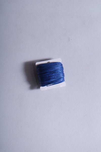 Eskişehir hobi sanat Ocean Blue 10 μέτρα 1 mm κερωμένο σχοινί, κολιέ σχοινί σέλας, σχοινί σχεδίασης κοσμημάτων, σχοινί βραχιολιών