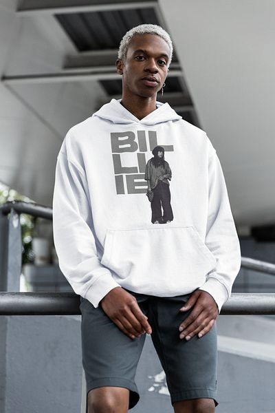 SEVBANO Billie Eilish Design Printed Unisex Oversize Singer Hoodie