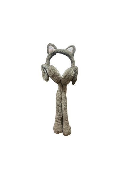 Ad Children's Plush Playable Movable Sound with Ears - Brown