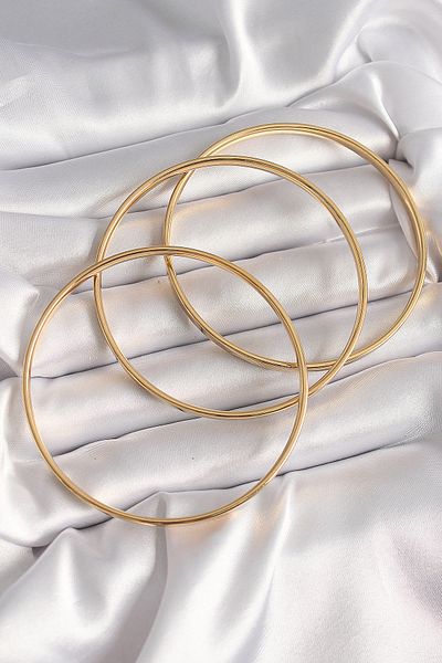Clariss 316l Steel Gold Color Ajda Model Women's Bracelet