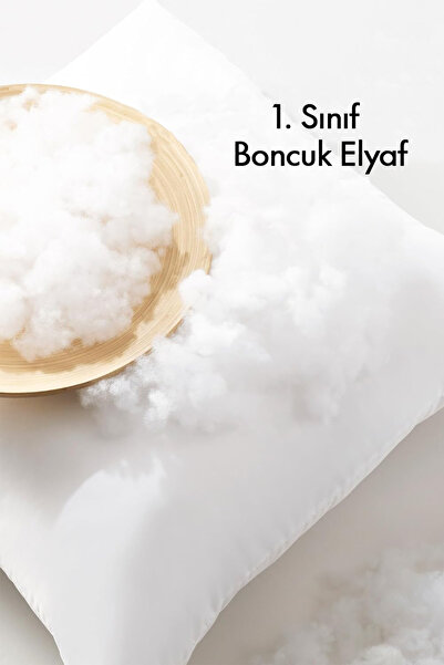 ByUtku Rectangular Bead Fiber Inner Pillow 33x57