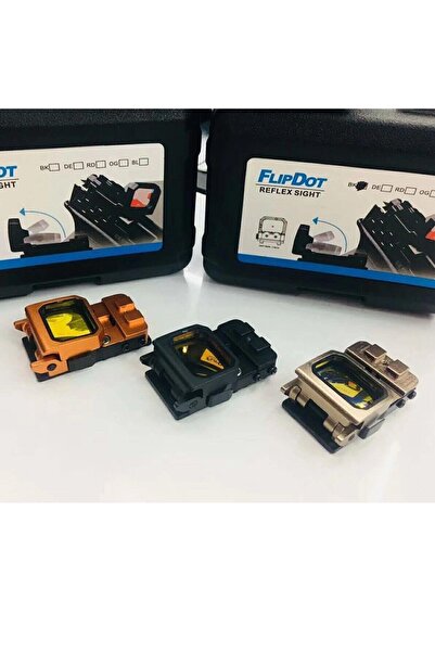 eser askeri malzeme Katlanabilir Flip Up Red Dot Nişangahı Turuncu