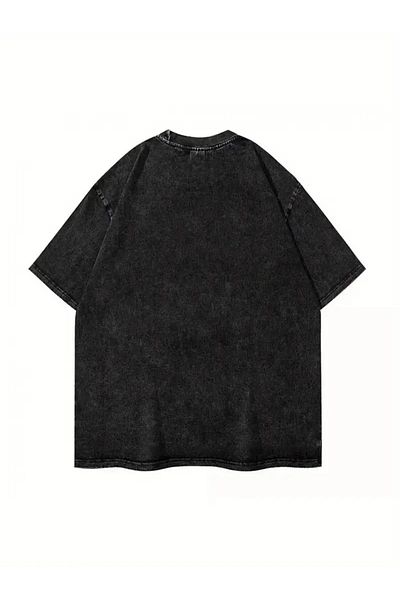 Touz Moda Πλένεται Deftones Printed Unisex Oversize Vintage T-shirt