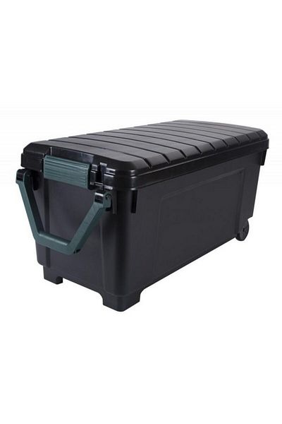IRIS Remington Heavy Duty Store-It-All Rolling Storage Trunk 169 Quart