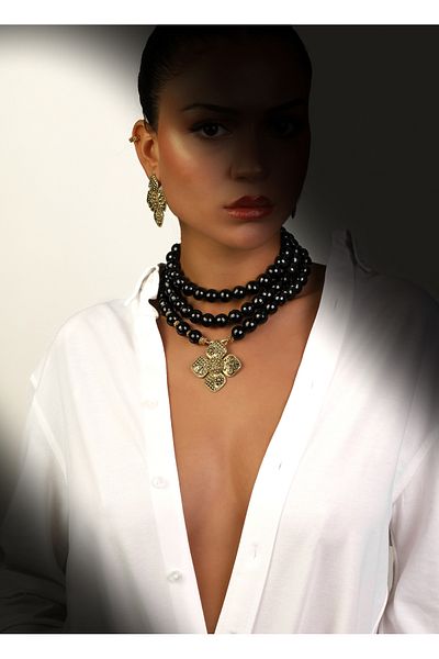 Bayemeyc Maise Natural Stone Multi Necklace