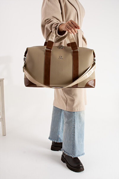 KASVA DERİ Unısex Valiz Seyahat Tatil Spor Hastane El Ve Omuz Çanta Kabin Val...