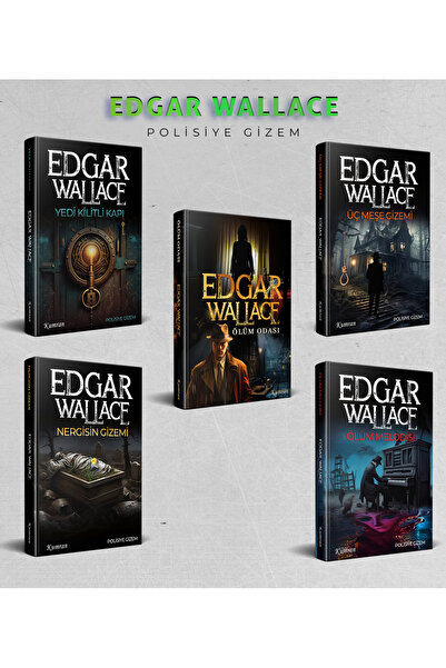 Kumran Yayınları EDGAR WALLACE KİTAP SETİ ( 5 KİTAP )