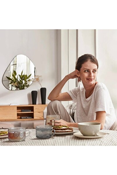 Yenigeldi 420ml Capacity Vintage Irish Bamboo Pumpkin Coffee Cup - Dessert Presentation Cup